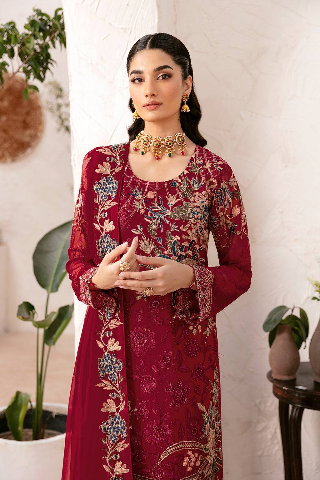 Ramsha | Rangoon Chiffon Collection 24 | D-1205 - Pakistani Designer Dress - by Ramsha | Type: Formal - 100% Original at Saira Sultan