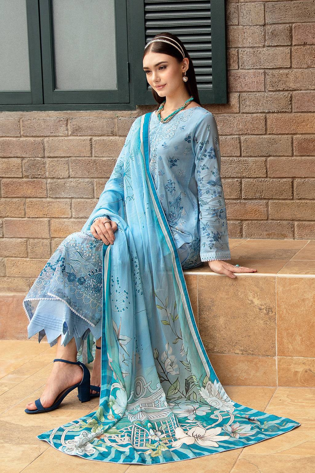 Ramsha | Riwayat Lawn Collection| Y-911 - Pakistani Designer Dress - by Ramsha | Type: Luxury - 100% Original at Saira Sultan