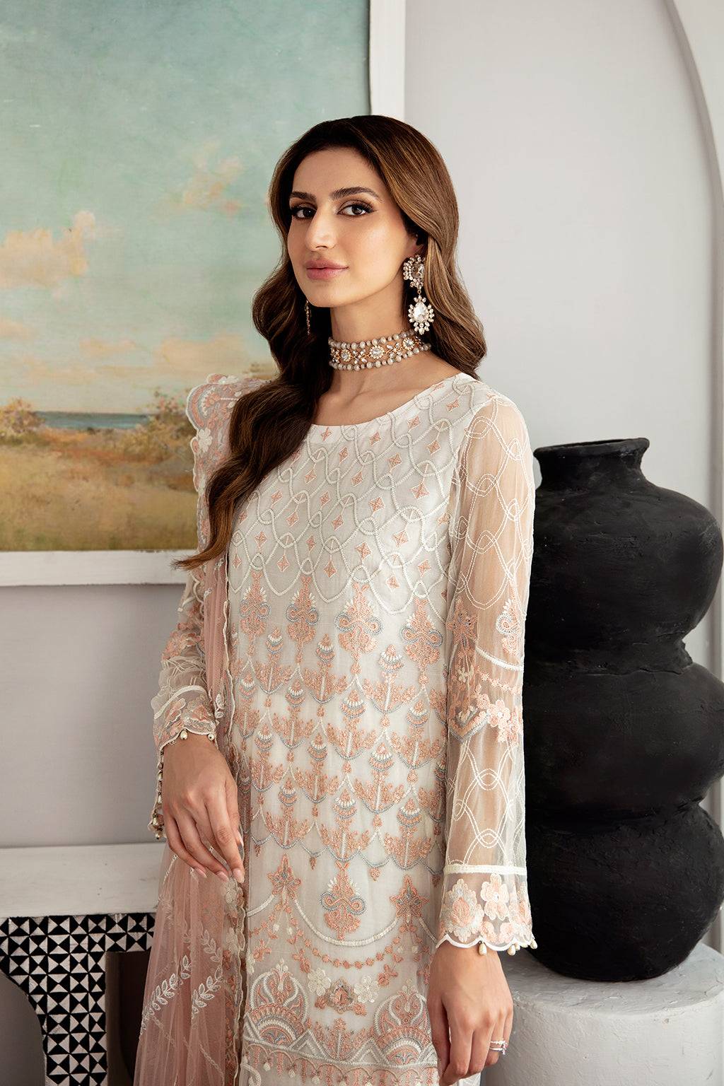 Ramsha | Rangoon Chiffon Collection 24 |D-1103 - Pakistani Designer Dress - by Ramsha | Type: Formal - 100% Original at Saira Sultan