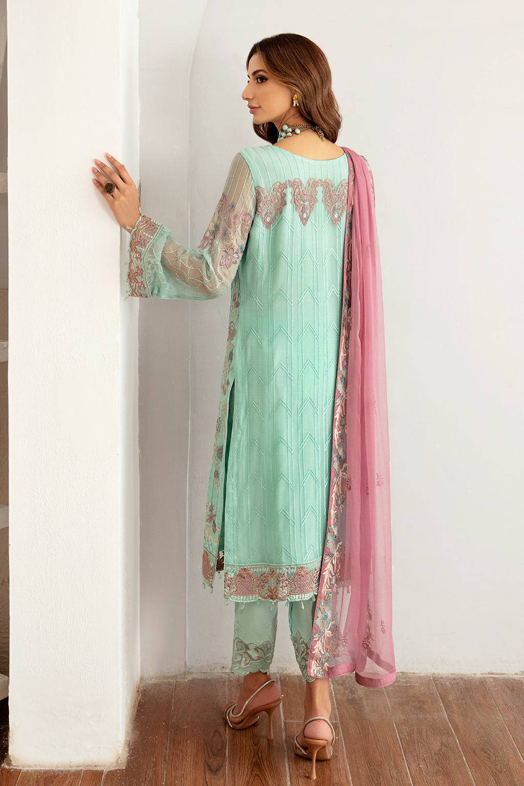 Ramsha | Rangoon Chiffon Collection 24 |D-1107 - Pakistani Designer Dress - by Ramsha | Type: Formal - 100% Original at Saira Sultan