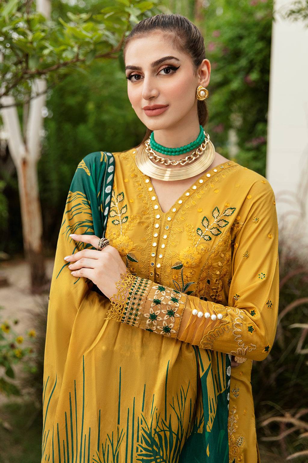 Ramsha | Luxury Lawn 24 | Y-805 - Pakistani Designer Dress - by Ramsha | Type: Casuals - 100% Original at Saira Sultan