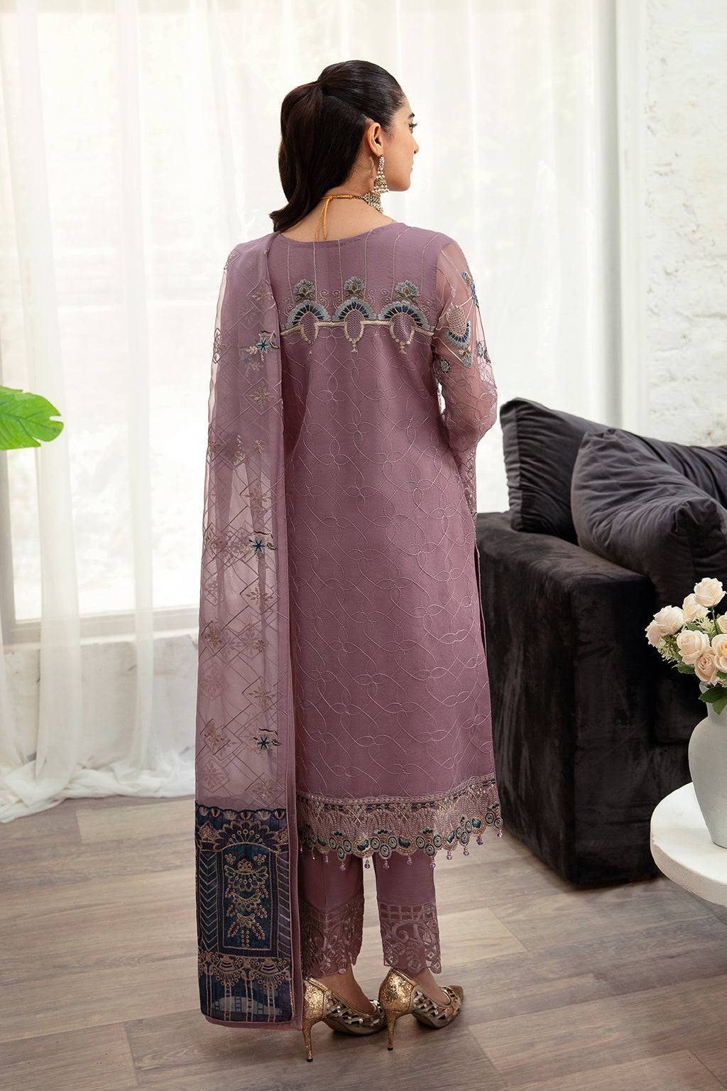 Ramsha | Minhal Organza Collection | M-1005 - Pakistani Designer Dress - by Ramsha | Type: Formal - 100% Original at Saira Sultan