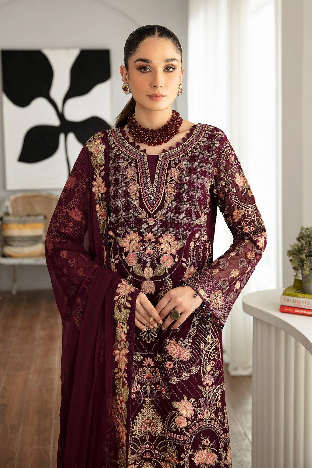 Ramsha | Rangoon Chiffon Collection 24 |D-1104 - Pakistani Designer Dress - by Ramsha | Type: Formal - 100% Original at Saira Sultan