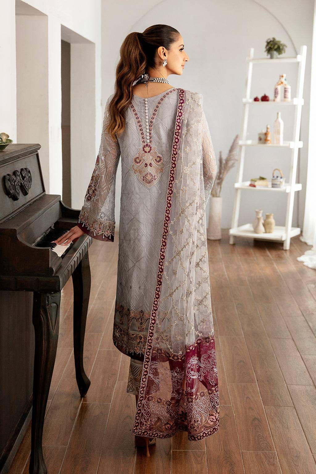 Ramsha | Rangoon Chiffon Collection 24 |D-1109 - Pakistani Designer Dress - by Ramsha | Type: Formal - 100% Original at Saira Sultan