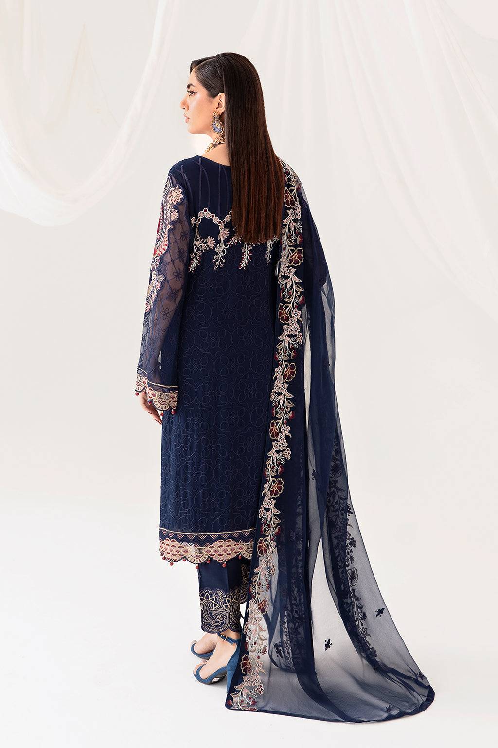 Ramsha | Rangoon Chiffon Collection 24 | D-1011 - Pakistani Designer Dress - by Ramsha | Type: Formal - 100% Original at Saira Sultan