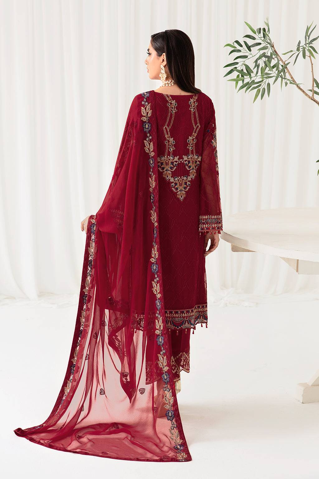 Ramsha | Rangoon Chiffon Collection 24 | D-1004 - Pakistani Designer Dress - by Ramsha | Type: Formal - 100% Original at Saira Sultan
