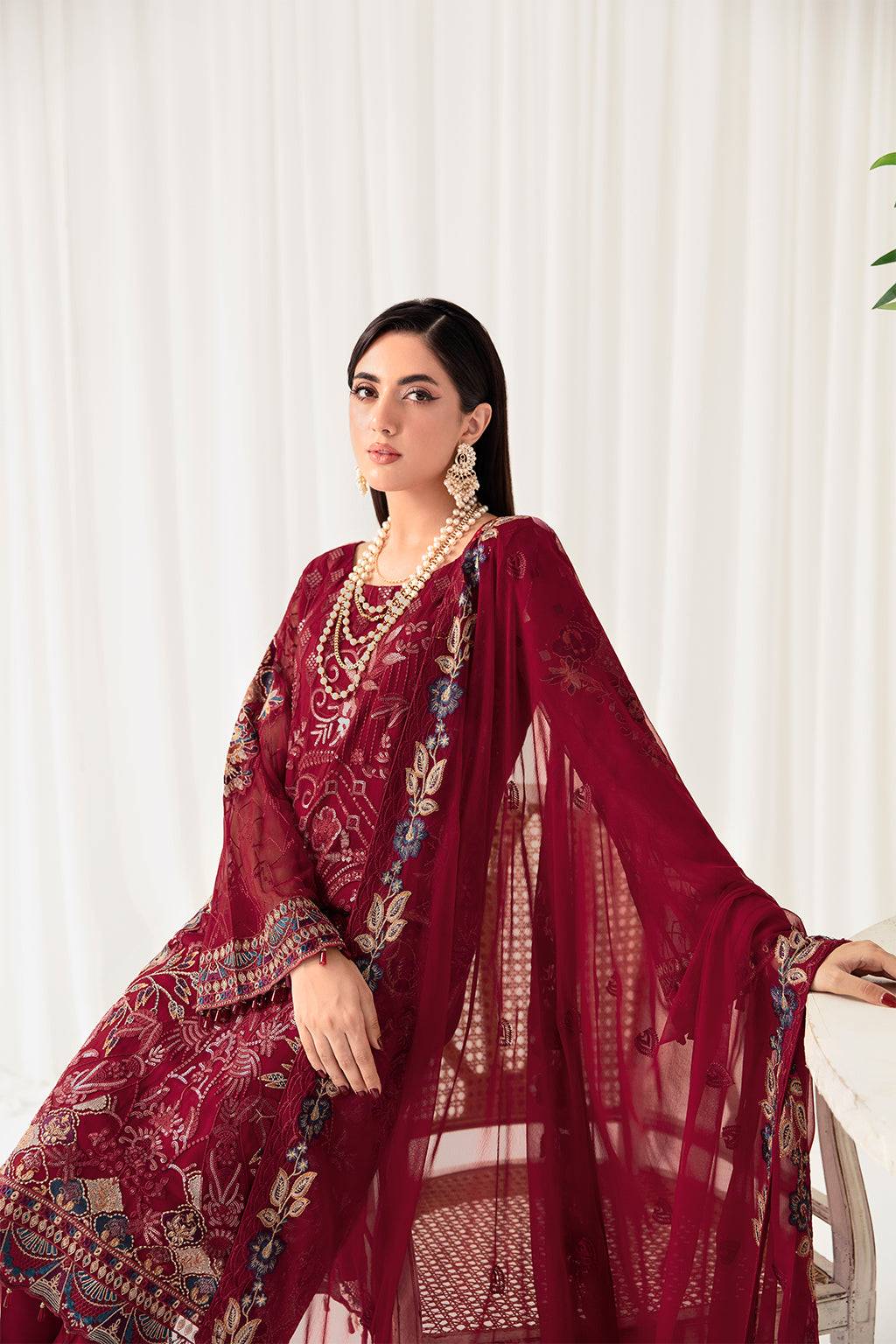 Ramsha | Rangoon Chiffon Collection 24 | D-1004 - Pakistani Designer Dress - by Ramsha | Type: Formal - 100% Original at Saira Sultan