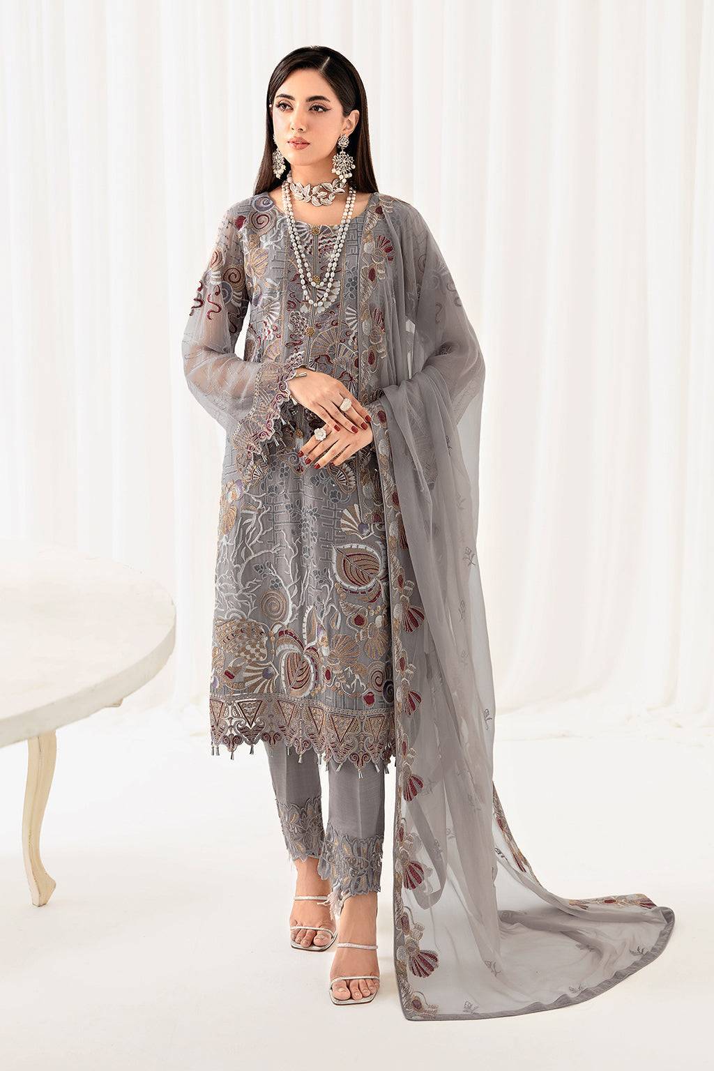 Ramsha | Rangoon Chiffon Collection 24 | D-1006 - Pakistani Designer Dress - by Ramsha | Type: Formal - 100% Original at Saira Sultan