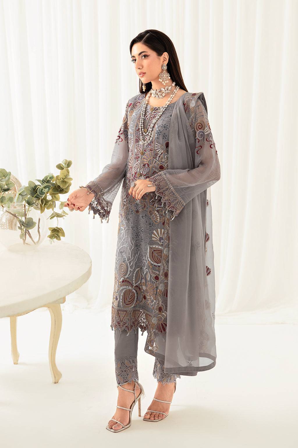 Ramsha | Rangoon Chiffon Collection 24 | D-1006 - Pakistani Designer Dress - by Ramsha | Type: Formal - 100% Original at Saira Sultan