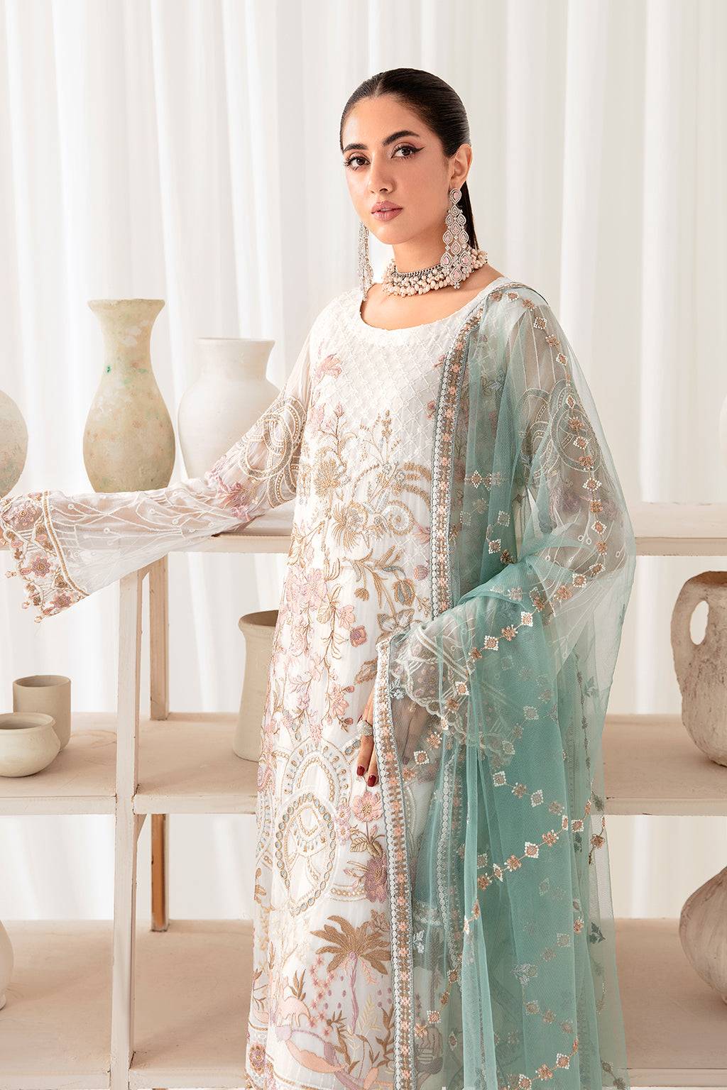 Ramsha | Rangoon Chiffon Collection 24 | D-1005 - Pakistani Designer Dress - by Ramsha | Type: Formal - 100% Original at Saira Sultan
