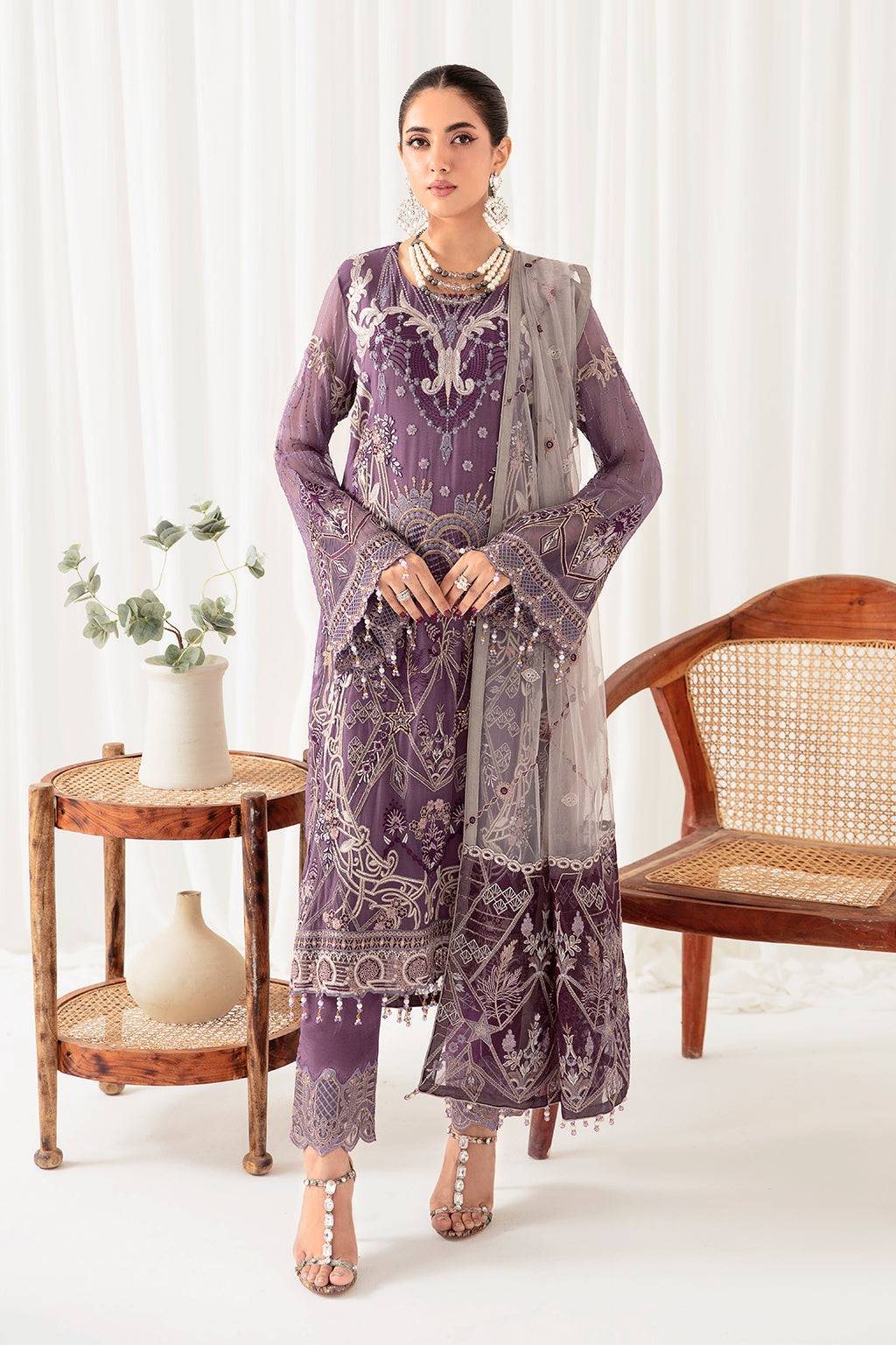 Ramsha | Rangoon Chiffon Collection 24 | D-1002 - Pakistani Designer Dress - by Ramsha | Type: Formal - 100% Original at Saira Sultan