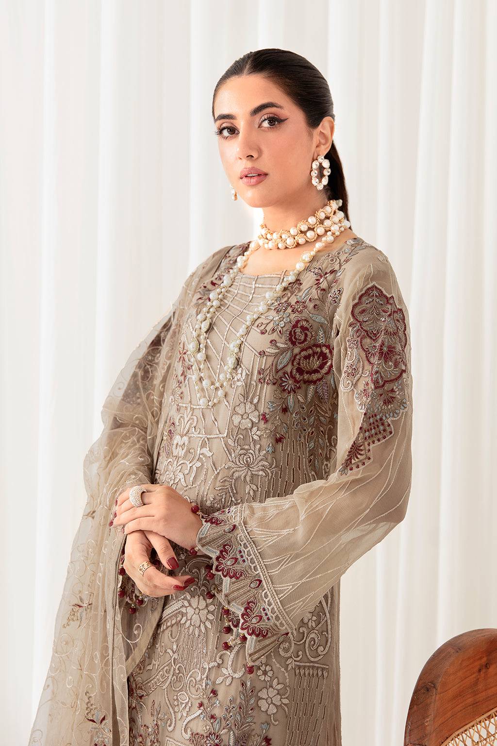 Ramsha | Rangoon Chiffon Collection 24 | D-1009 - Pakistani Designer Dress - by Ramsha | Type: Formal - 100% Original at Saira Sultan