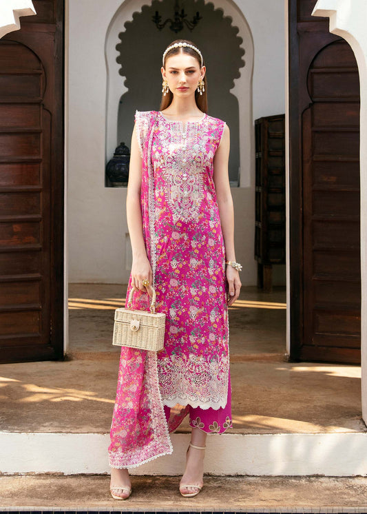 kanwal Malik | Mayal Luxury Lawn | Lamya - Pakistani Designer Dress - by Kanwal Malik | Type: Luxury - 100% Original at Saira Sultan