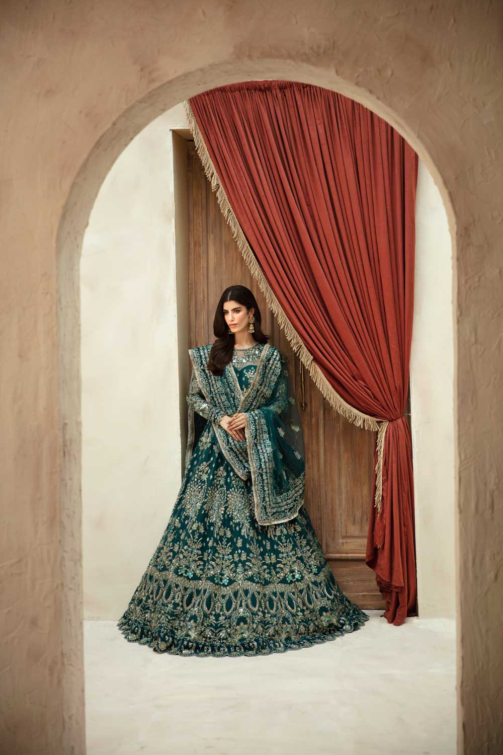 Akbar Aslam | Deewani Wedding Formals | Luxor - Pakistani Designer Dress - by Akbar Aslam - Type : Ladies Clothes - 100% Original at Saira Sultan
