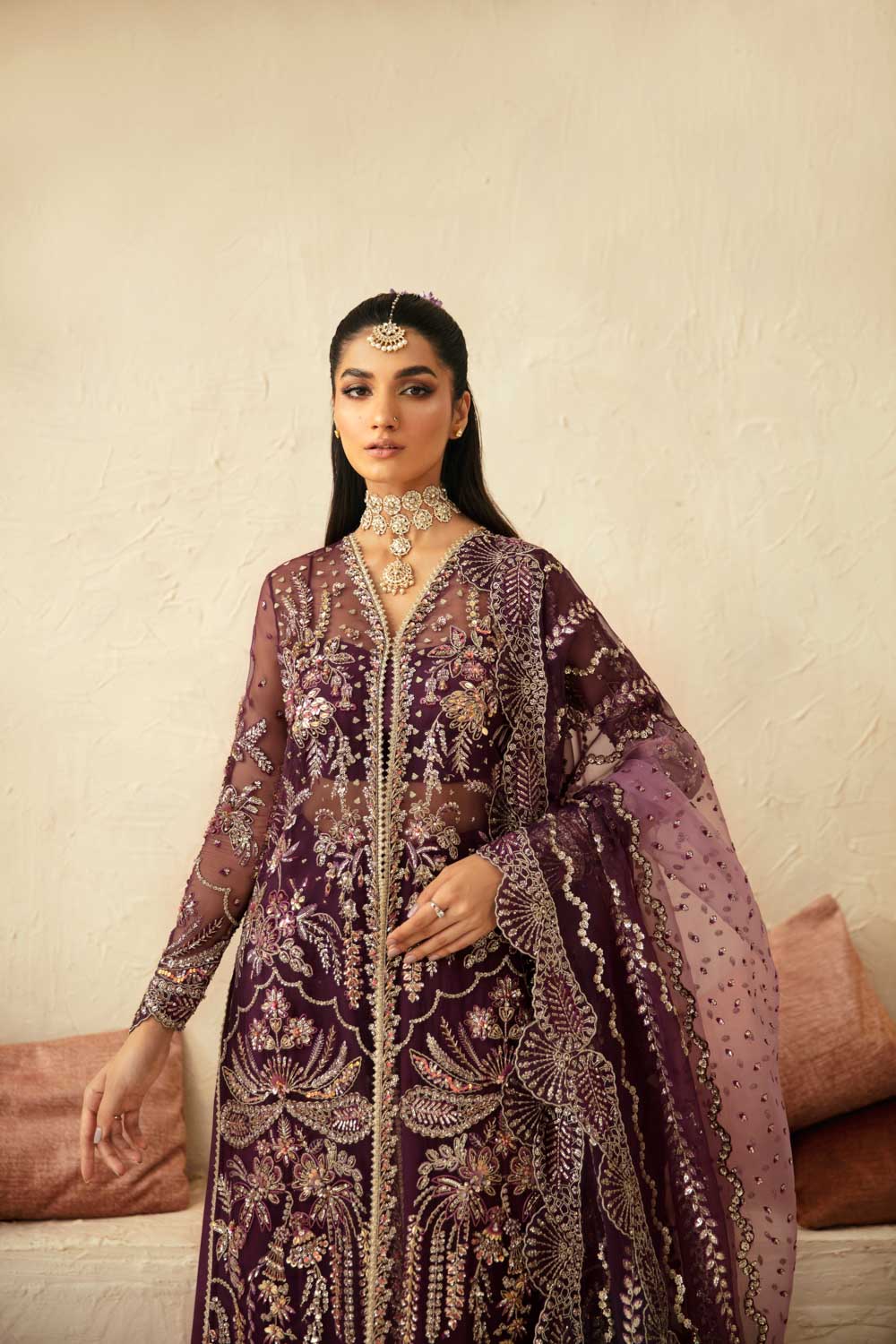 Akbar Aslam | Deewani Wedding Formals | Aureus - Pakistani Designer Dress - by Akbar Aslam - Type : Ladies Clothes - 100% Original at Saira Sultan