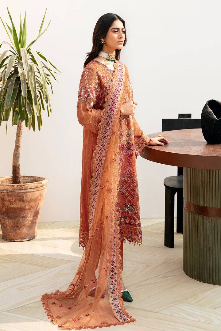 Ramsha | Chevron Chiffon Collection | A-810 - Pakistani Designer Dress - by Ramsha | Type: Casuals - 100% Original at Saira Sultan