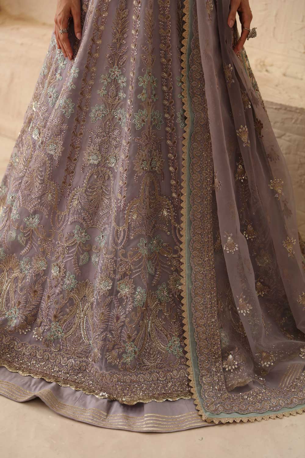 Akbar Aslam | Deewani Wedding Formals | Lilia - Pakistani Designer Dress - by Akbar Aslam - Type : Ladies Clothes - 100% Original at Saira Sultan