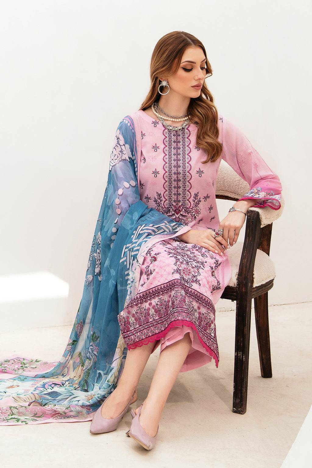 Ramsha | Ghazal Lawn 24 | G-212 - Pakistani Designer Dress - by Ramsha | Type: Luxury - 100% Original at Saira Sultan