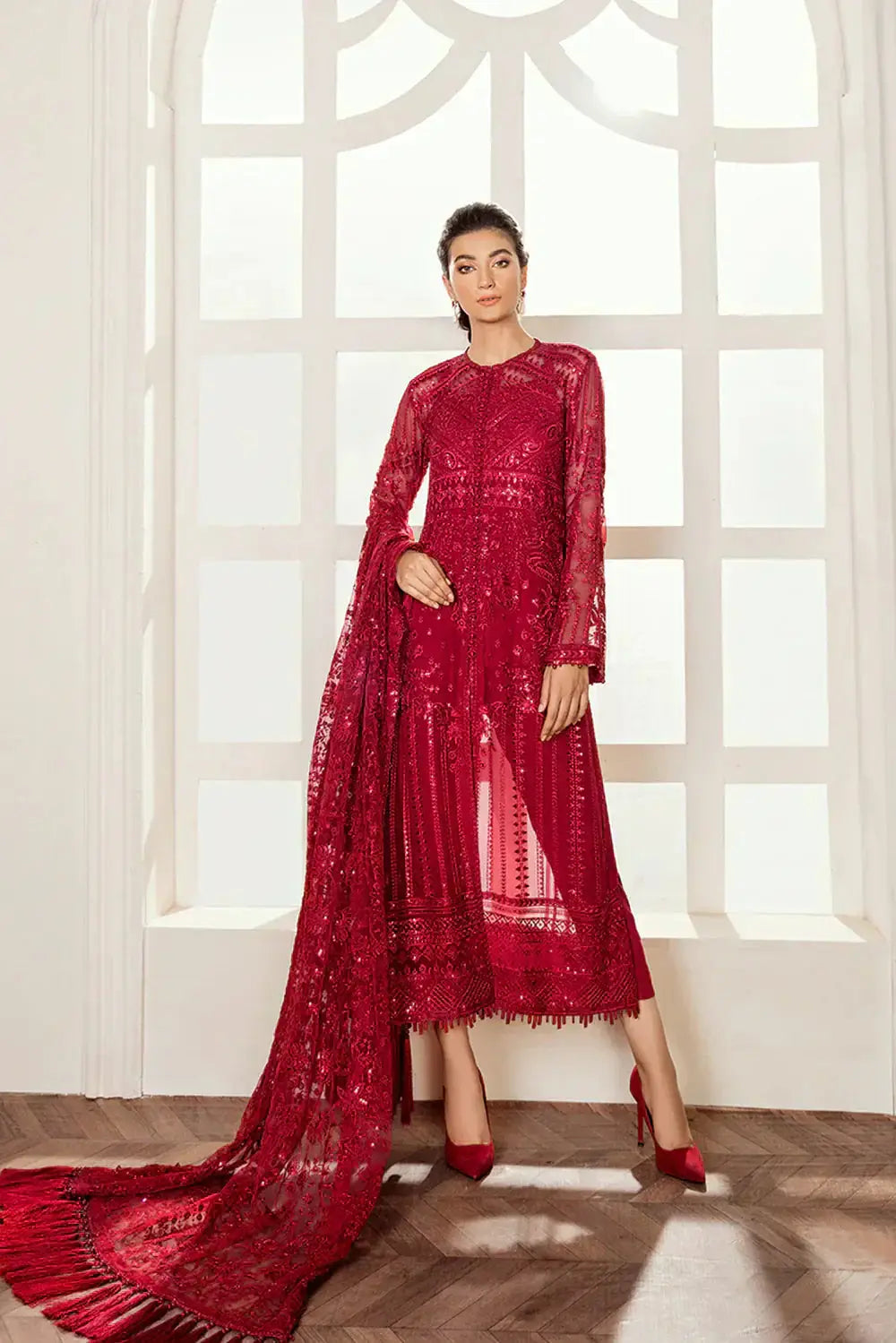 Baroque | Formals Collection | UF-37 - Pakistani Designer Dress - by Baroque | Type: Formal - 100% Original at Saira Sultan