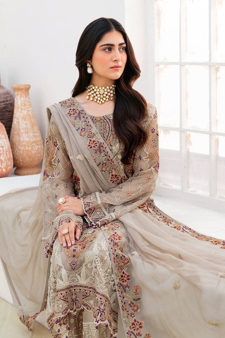 Ramsha | Chevron Chiffon Collection | A-806 - Pakistani Designer Dress - by Ramsha | Type: Casuals - 100% Original at Saira Sultan