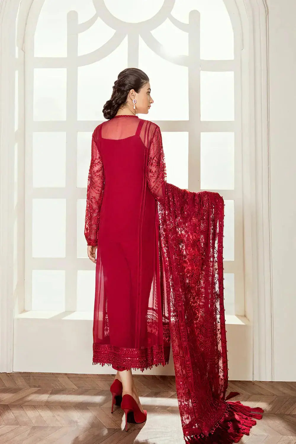 Baroque | Formals Collection | UF-37 - Pakistani Designer Dress - by Baroque | Type: Formal - 100% Original at Saira Sultan