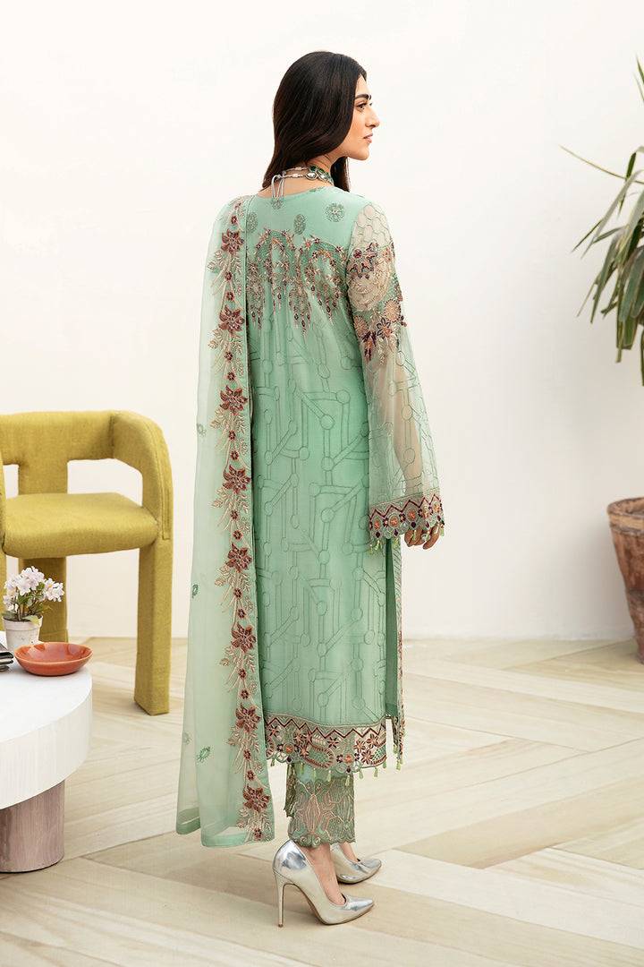 Ramsha | Chevron Chiffon Collection | A-804 - Pakistani Designer Dress - by Ramsha | Type: Casuals - 100% Original at Saira Sultan