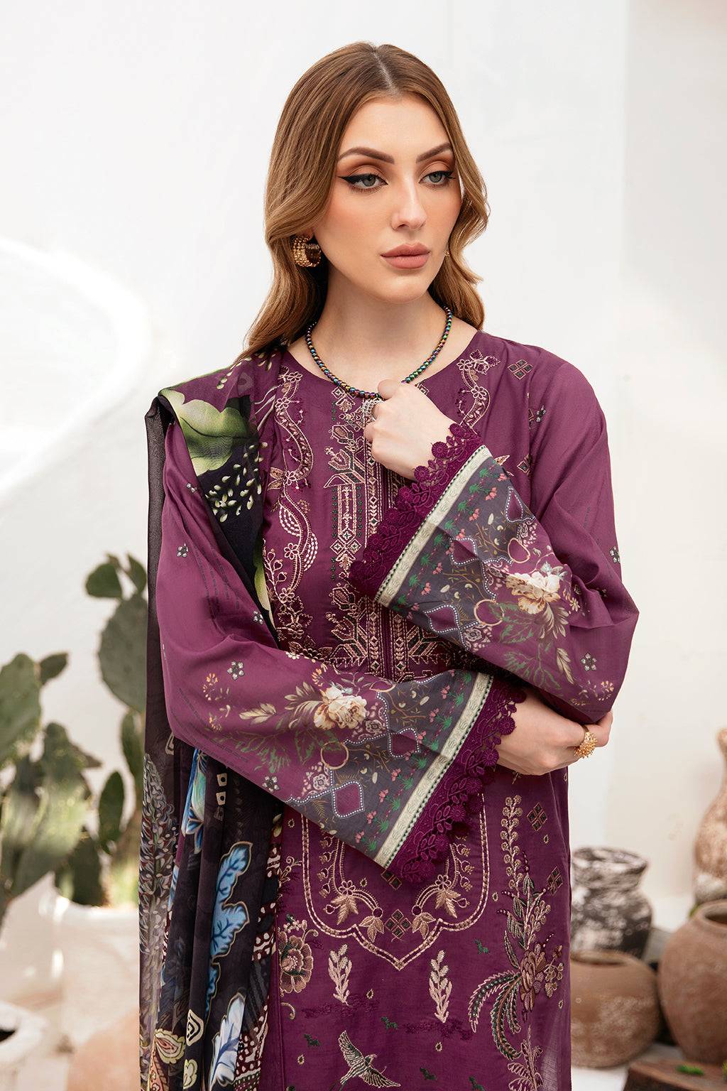 Ramsha | Ghazal Lawn 24 | G-205 - Pakistani Designer Dress - by Ramsha | Type: Luxury - 100% Original at Saira Sultan