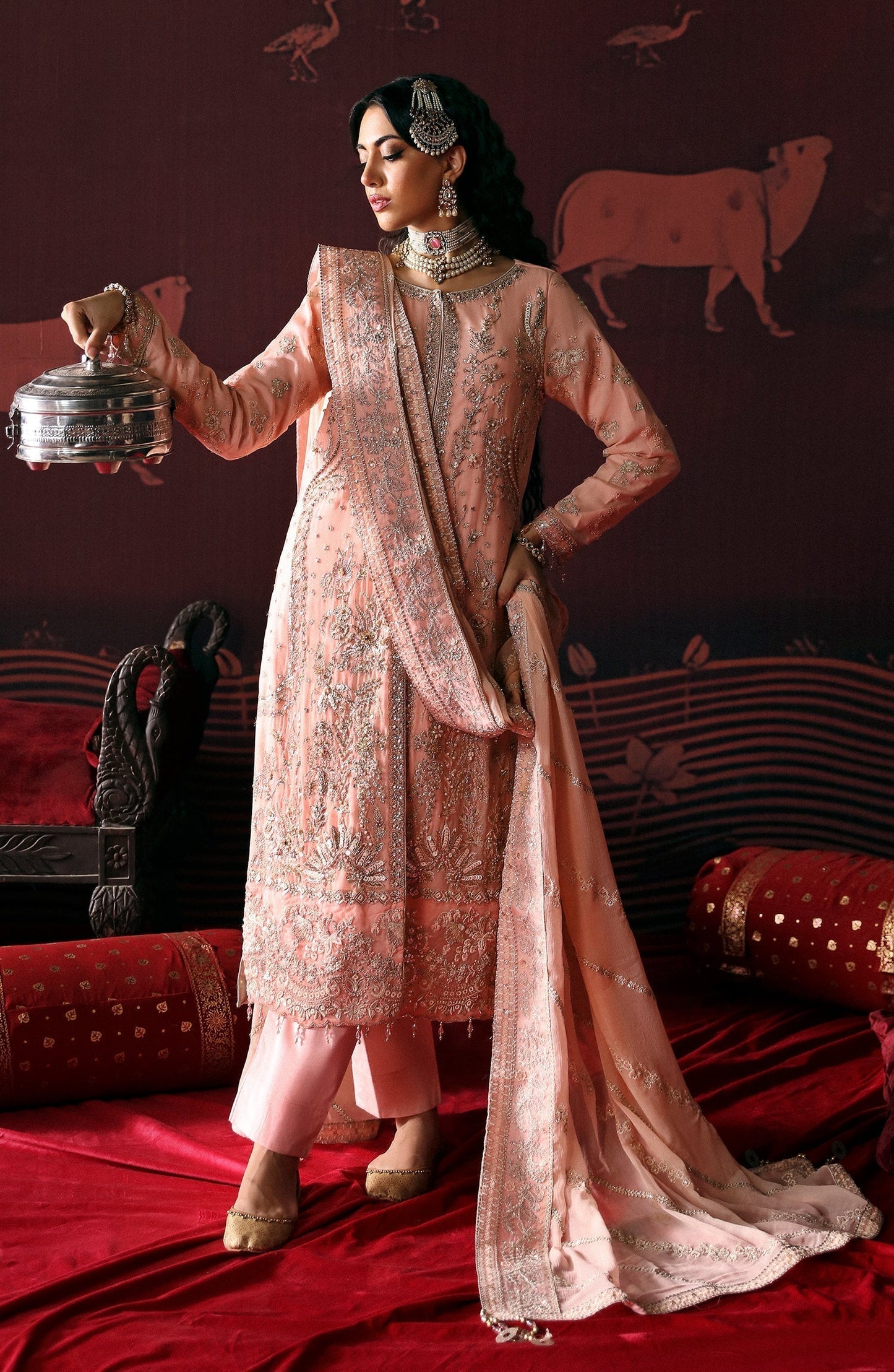 Emaan Adeel | Devdas Formals | NISHA - Pakistani Designer Dress - by Emaan Adeel | Type: Formal - 100% Original at Saira Sultan