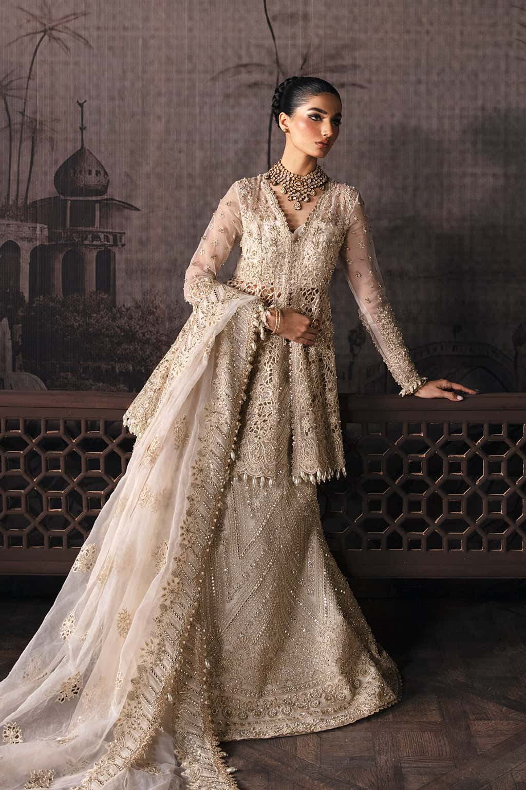 Afrozeh | The Brides 23 | Helena - Pakistani Designer Dress - by Afrozeh | Type: Clothing - 100% Original at Saira Sultan