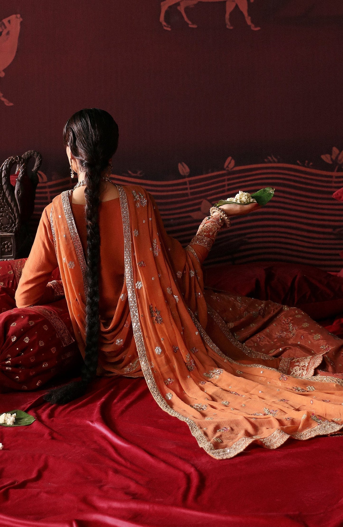 Emaan Adeel | Devdas Formals | LEELA - Pakistani Designer Dress - by Emaan Adeel | Type: Formal - 100% Original at Saira Sultan