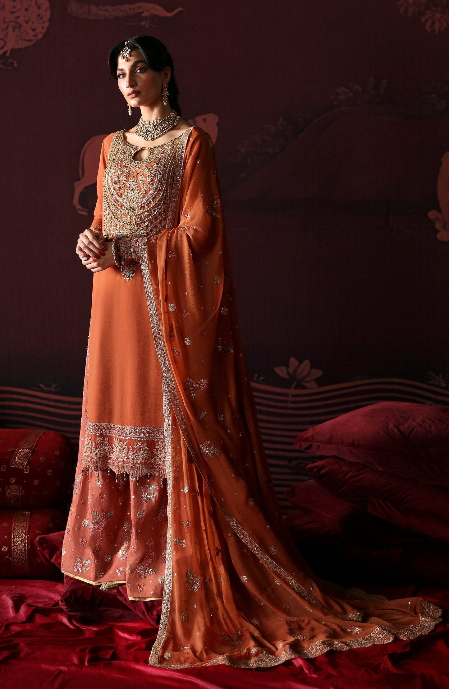 Emaan Adeel | Devdas Formals | LEELA - Pakistani Designer Dress - by Emaan Adeel | Type: Formal - 100% Original at Saira Sultan