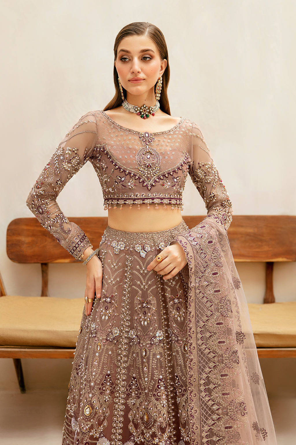 Ramsha | Luxury Wedding Collection | HA-401 - Pakistani Designer Dress - by Ramsha | Type: Formal - 100% Original at Saira Sultan