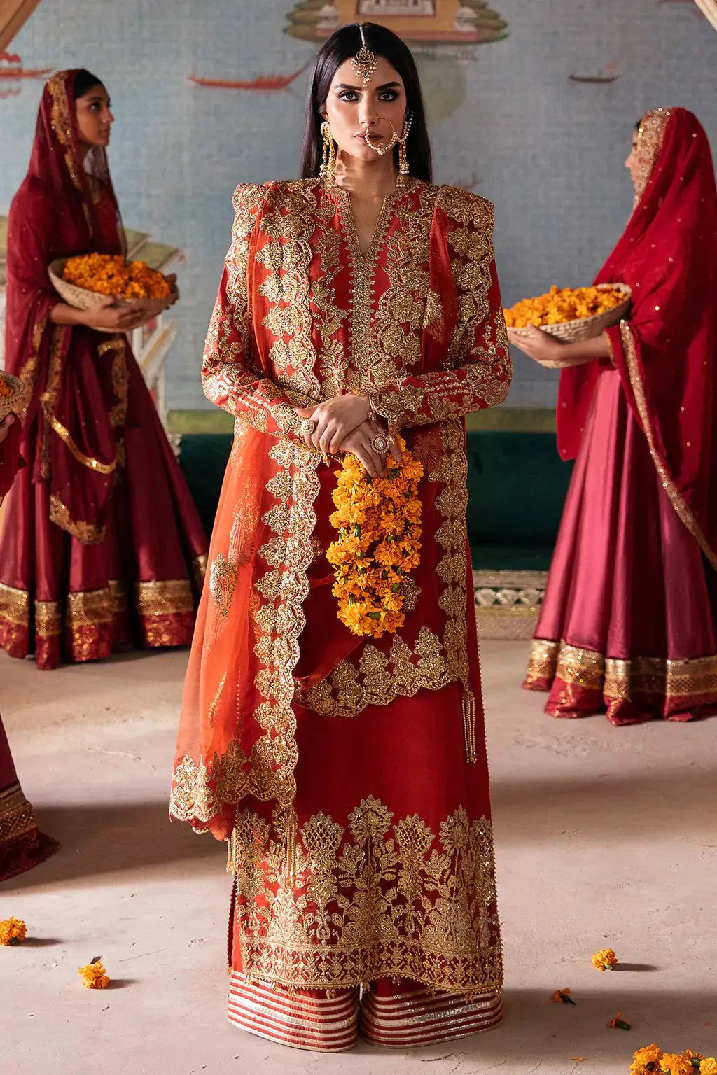 Saad Shaikh | Singhar Festive 23 | Rani - Pakistani Designer Dress - by Saad Shaikh | Type: Formal - 100% Original at Saira Sultan