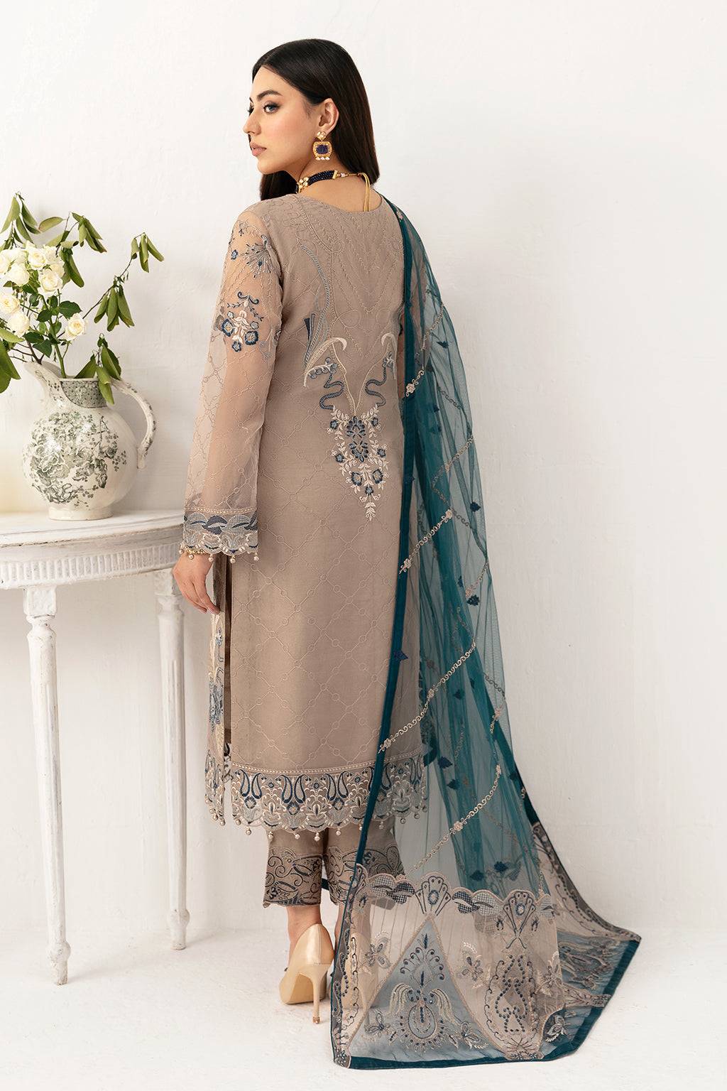 Ramsha | Minhal Organza Collection | M-1106 - Pakistani Designer Dress - by Ramsha | Type: Formal - 100% Original at Saira Sultan