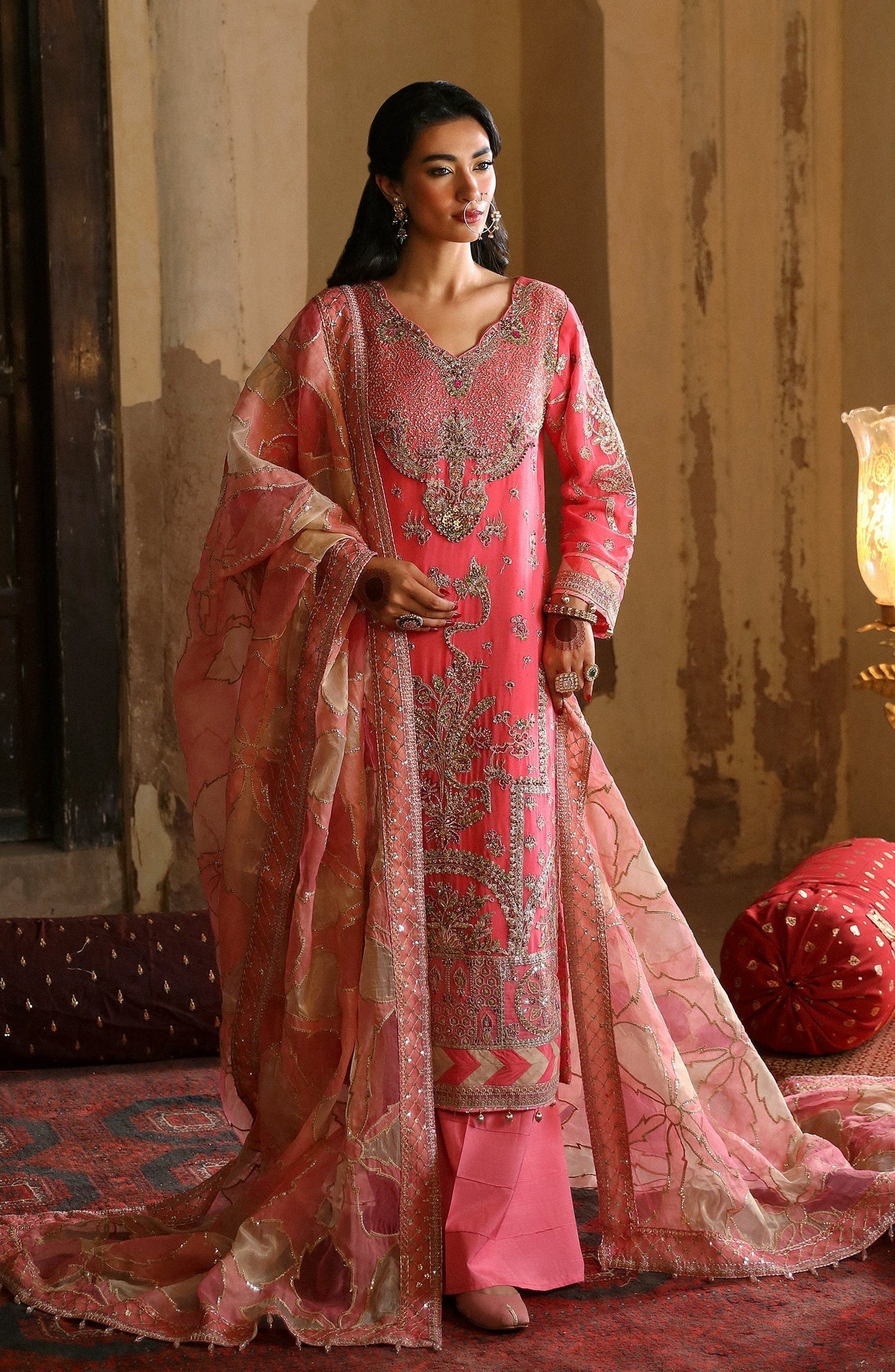 Emaan Adeel | Devdas Formals | ZAARBAKHT - Pakistani Designer Dress - by Emaan Adeel | Type: Formal - 100% Original at Saira Sultan