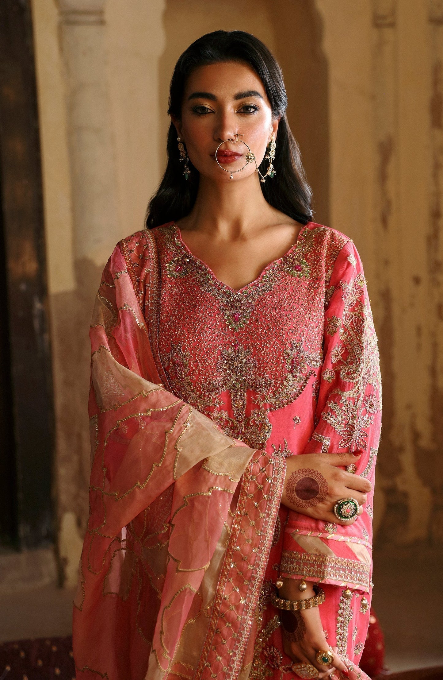 Emaan Adeel | Devdas Formals | ZAARBAKHT - Pakistani Designer Dress - by Emaan Adeel | Type: Formal - 100% Original at Saira Sultan