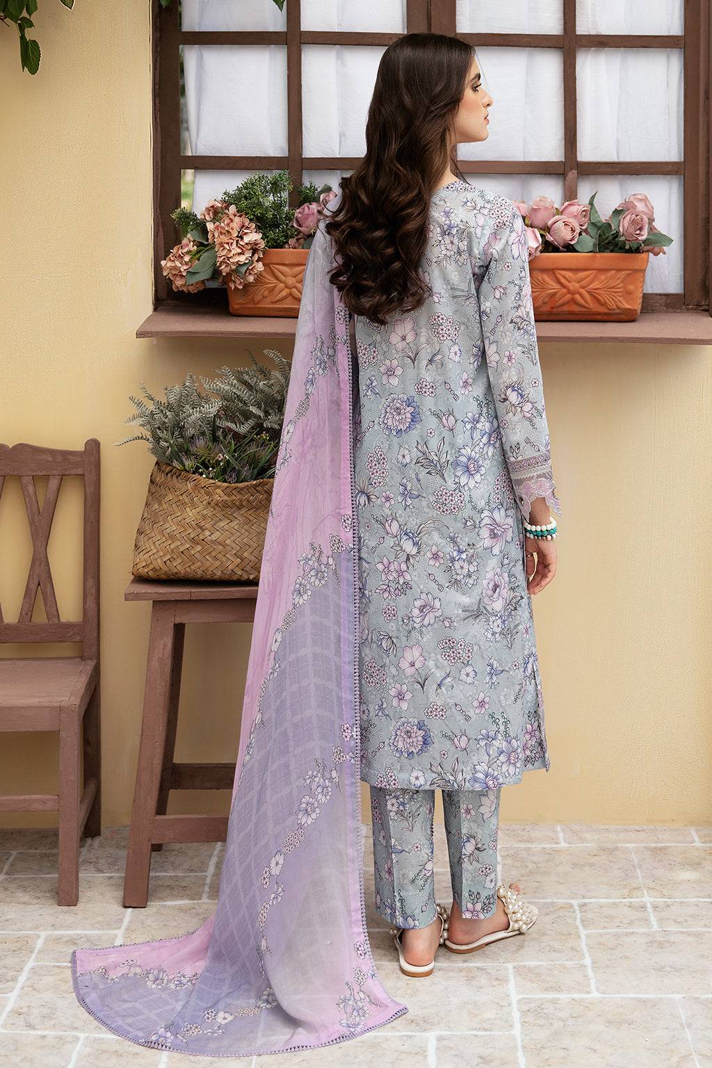 Ramsha | Rangrez Lawn Collection | N-508 - Pakistani Designer Dress - by Ramsha | Type: Luxury - 100% Original at Saira Sultan