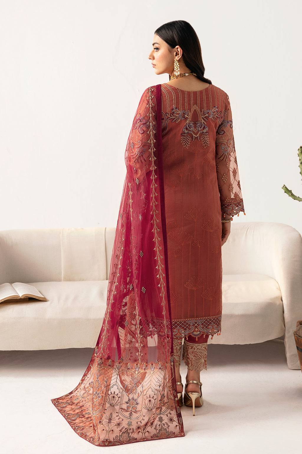Ramsha | Minhal Organza Collection | M-1103 - Pakistani Designer Dress - by Ramsha | Type: Formal - 100% Original at Saira Sultan