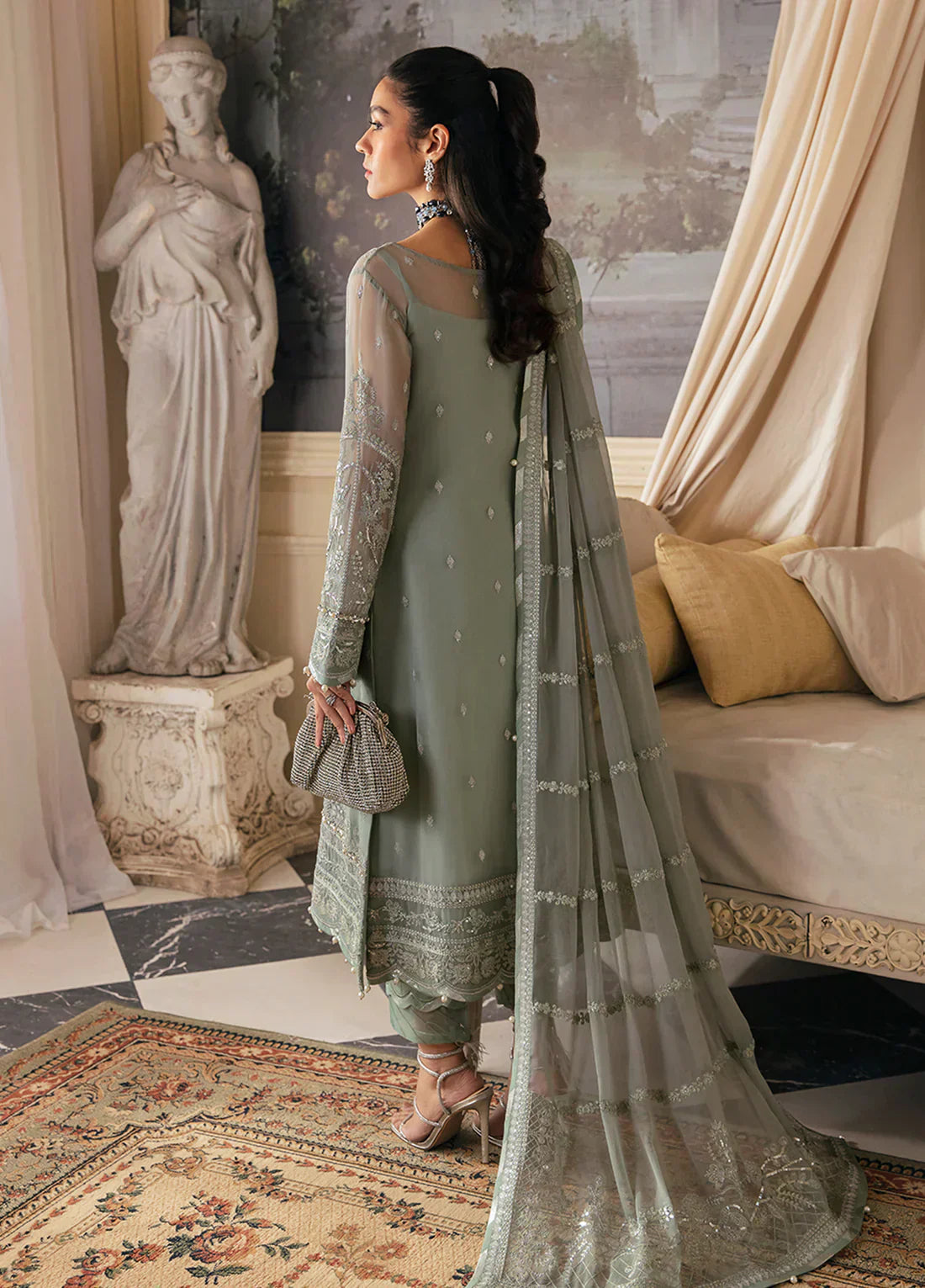 Gulaal | Embroidered Chiffon 23 | Amayah - Pakistani Designer Dress - by Gulaal | Type: Formal - 100% Original at Saira Sultan