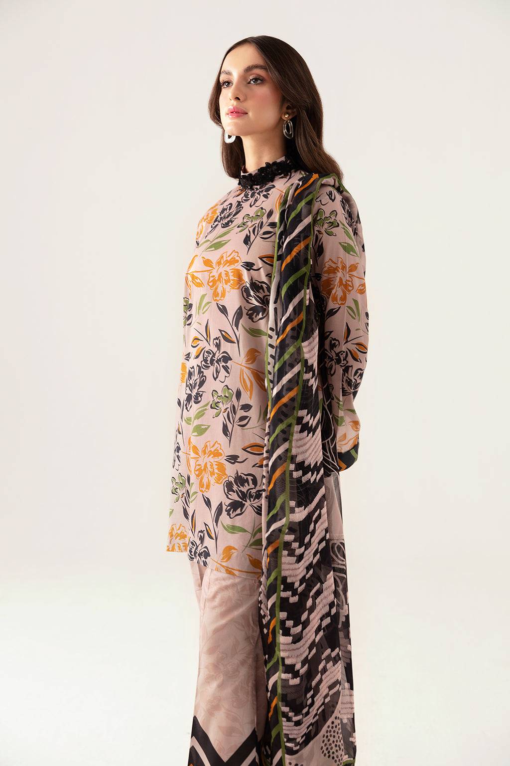 Ramsha | Pinted Lawn | RP-106 - Pakistani Designer Dress - by Ramsha | Type: Casuals - 100% Original at Saira Sultan