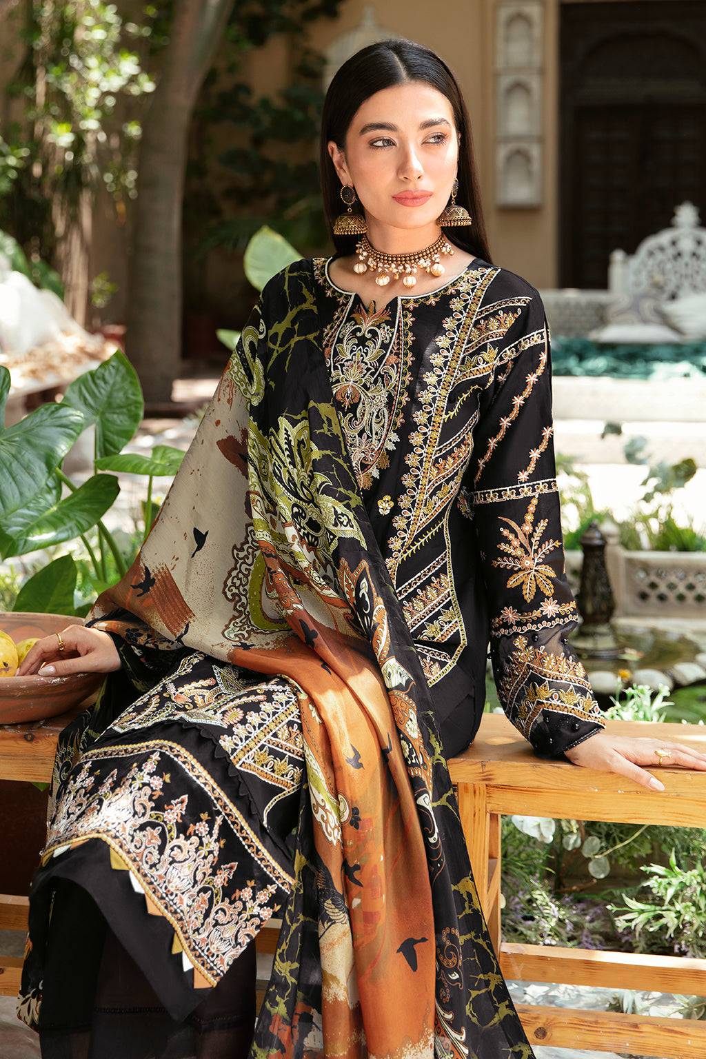 Ramsha | Luxury Lawn 24 | L-805 - Pakistani Designer Dress - by Ramsha | Type: Casuals - 100% Original at Saira Sultan