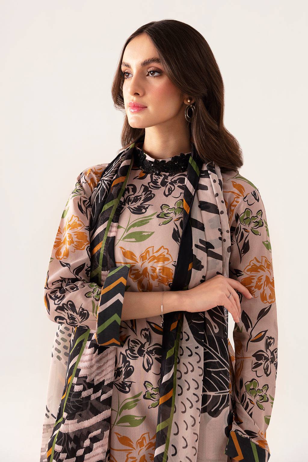 Ramsha | Pinted Lawn | RP-106 - Pakistani Designer Dress - by Ramsha | Type: Casuals - 100% Original at Saira Sultan