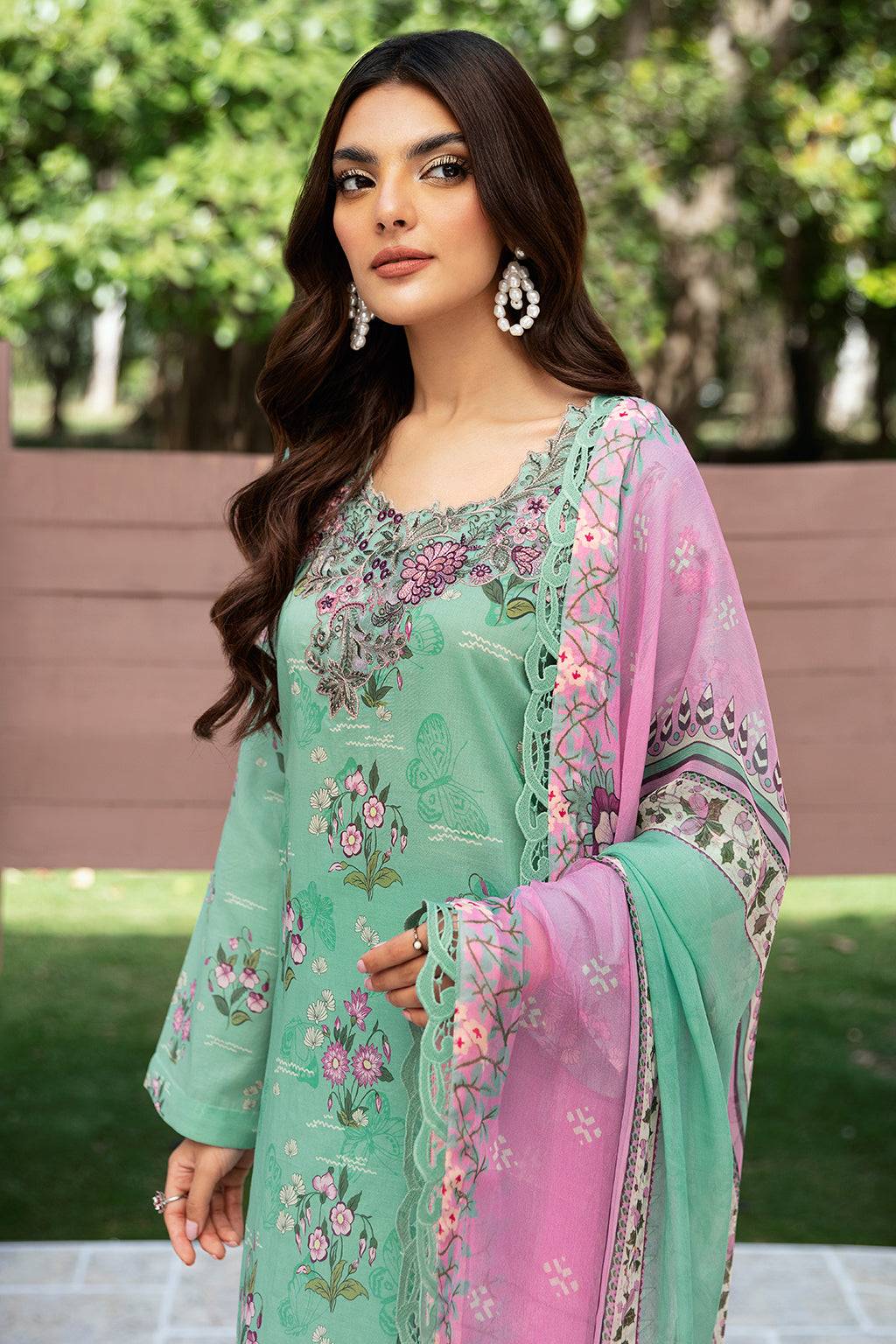 Ramsha | Rangrez Lawn Collection | N-510 - Pakistani Designer Dress - by Ramsha | Type: Luxury - 100% Original at Saira Sultan