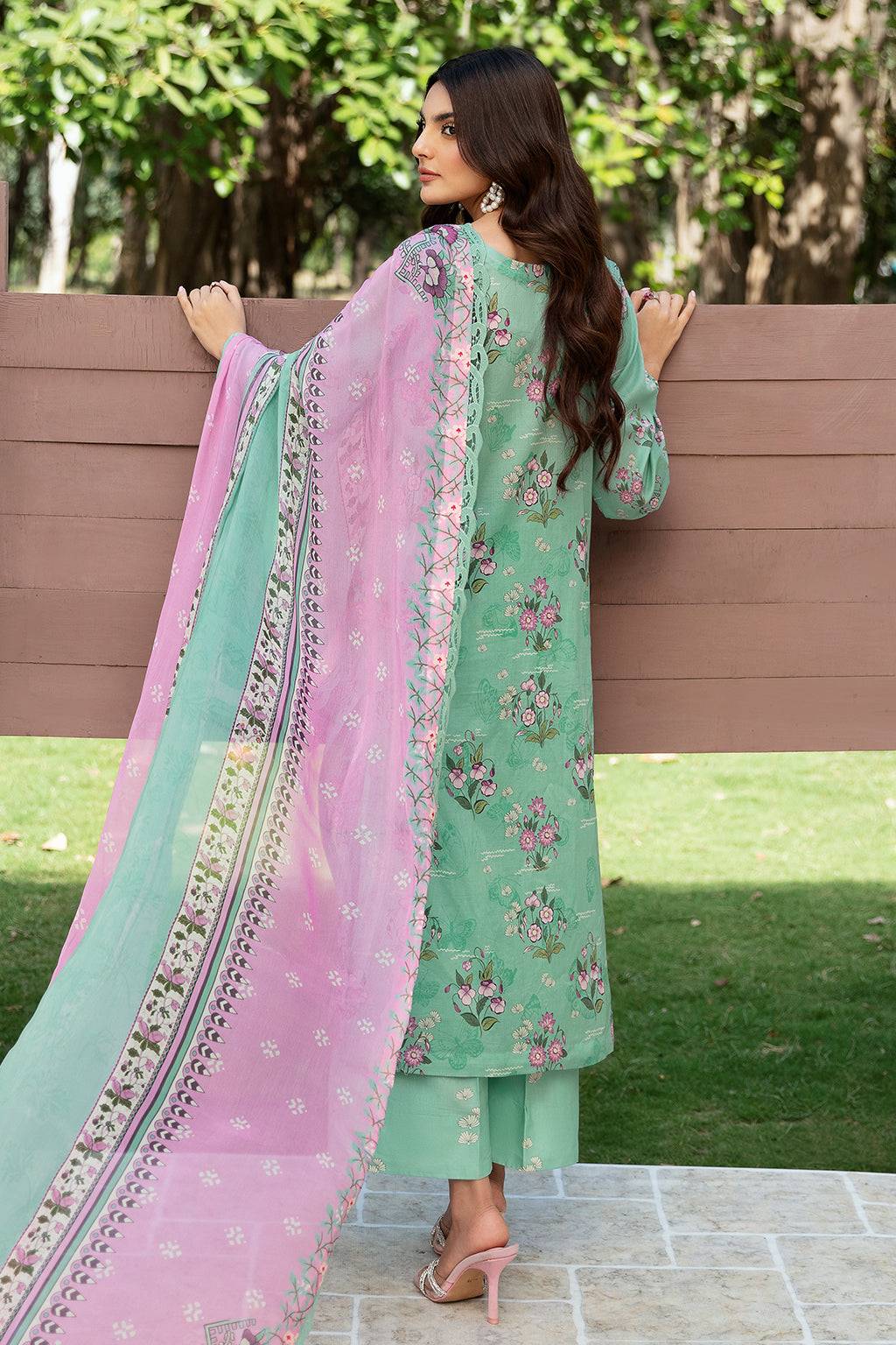 Ramsha | Rangrez Lawn Collection | N-510 - Pakistani Designer Dress - by Ramsha | Type: Luxury - 100% Original at Saira Sultan