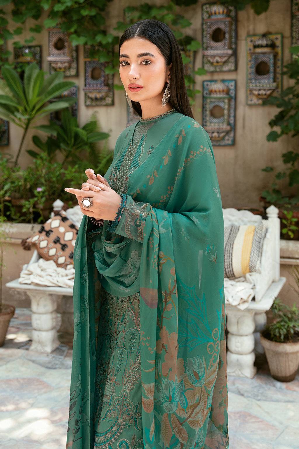 Ramsha | Luxury Lawn 24 | L-804 - Pakistani Designer Dress - by Ramsha | Type: Casuals - 100% Original at Saira Sultan
