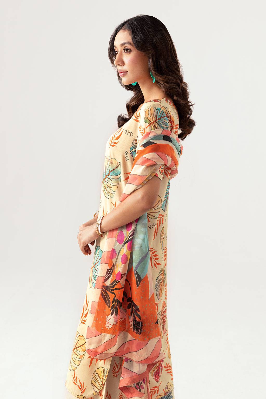 Ramsha | Pinted Lawn | RP-107 - Pakistani Designer Dress - by Ramsha | Type: Casuals - 100% Original at Saira Sultan