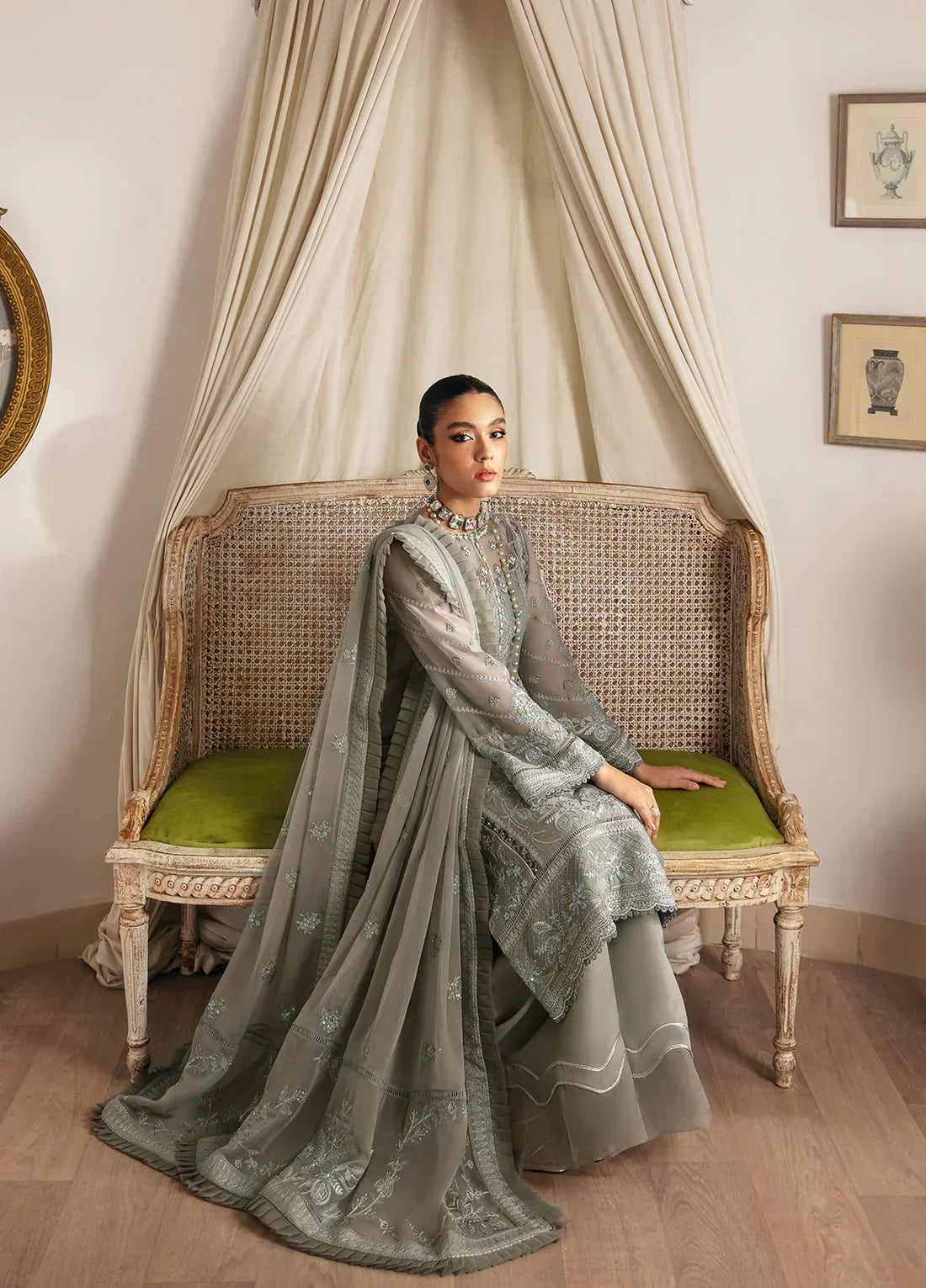 Gulaal | Embroidered Chiffon 23 | Sirena - Pakistani Designer Dress - by Gulaal | Type: Formal - 100% Original at Saira Sultan