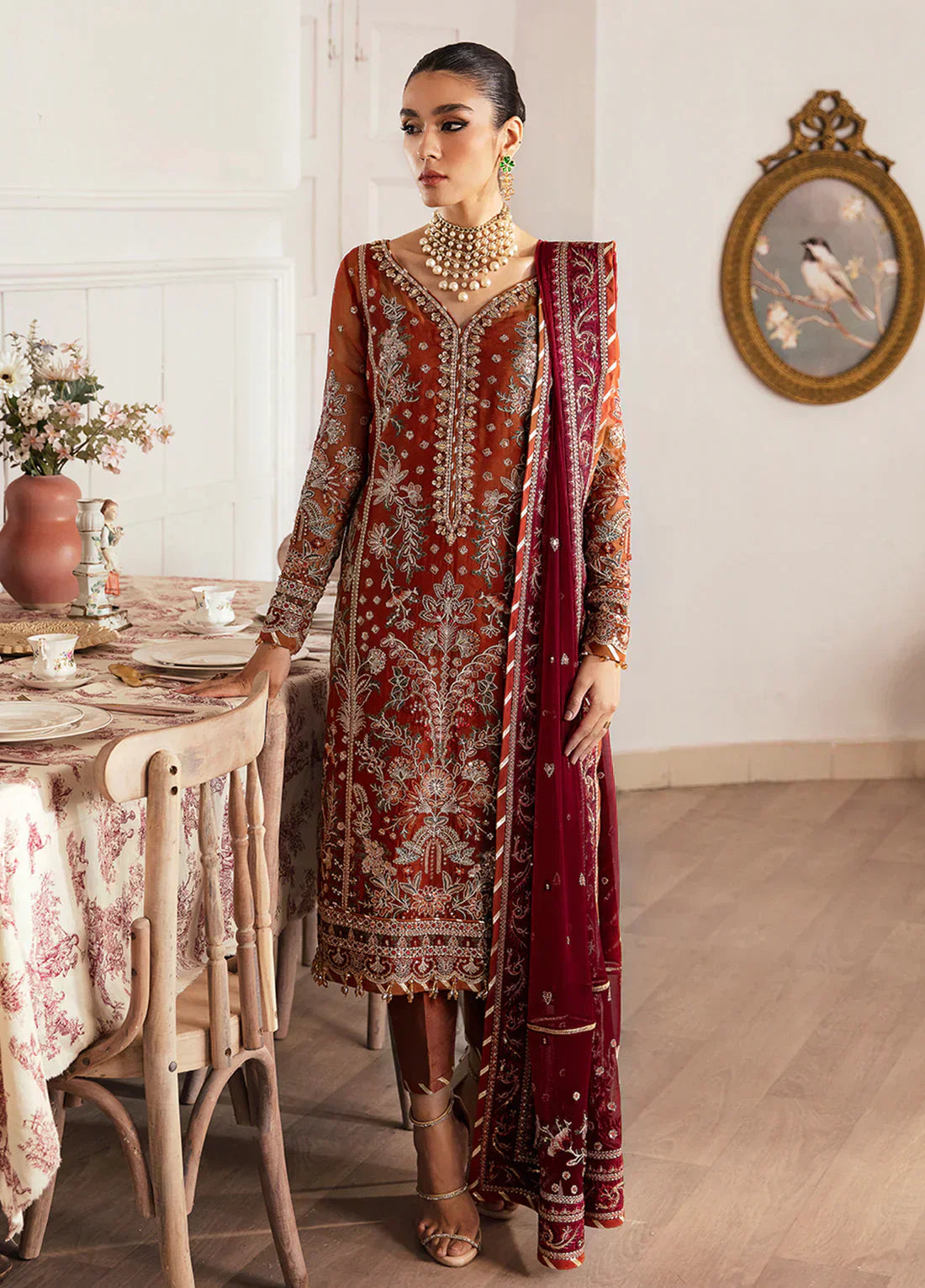 Gulaal | Embroidered Chiffon 23 | LAIRA - Pakistani Designer Dress - by Gulaal | Type: Formal - 100% Original at Saira Sultan