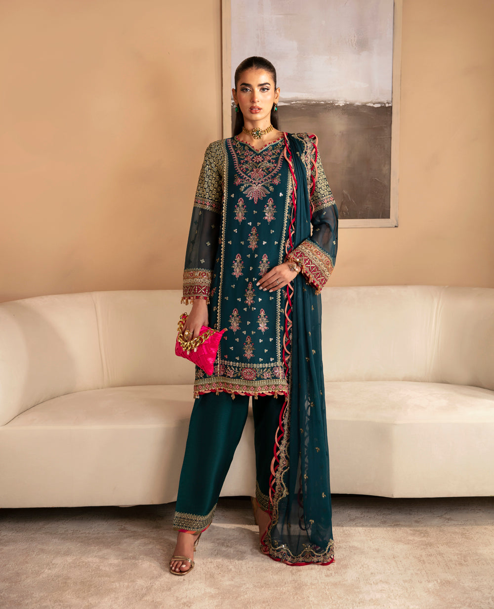 Xenia Formals | Raahi Luxury Formals | NEHMAT - Pakistani Designer Dress - by Xenia Formals | Type: Formal - 100% Original at Saira Sultan