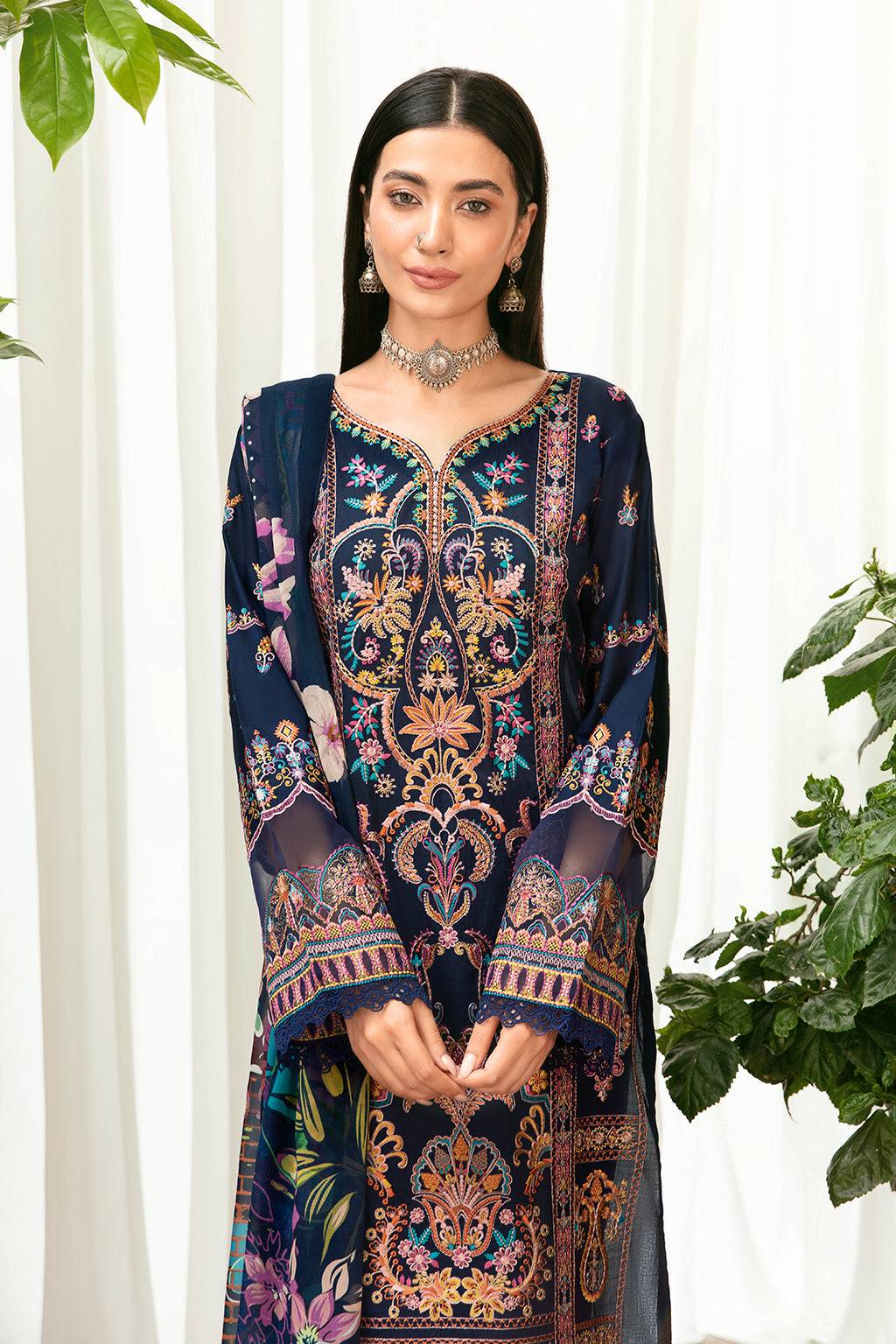 Ramsha | Luxury Lawn 24 | L-802 - Pakistani Designer Dress - by Ramsha | Type: Casuals - 100% Original at Saira Sultan